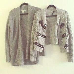 Grey cardigan bundle!!